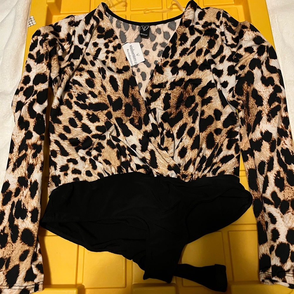 COPY - Windsor womens large cheetah print bodysuit